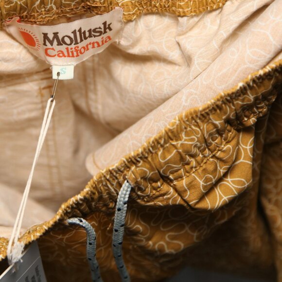 Mollusk Mustard Vacation Trunks Hanalei Sun Shine Men's Size S NWT - Picture 10 of 10